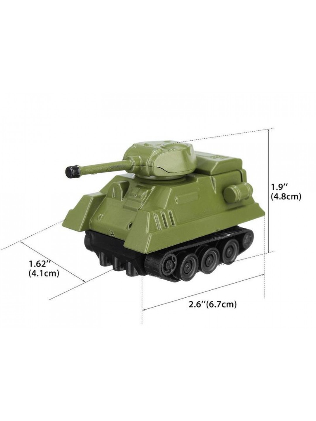 Танк GOLD LIGHT TOYS 777-006, сенсор, едет по линии