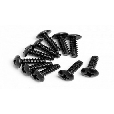 Винты с круглой головкой M3х10 под крестовую отвертку, 10шт. Винты с круглой головкой M3х10 под крестовую отвертку, 10шт.