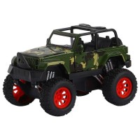 Машина "АВТОПАНОРАМА" "Внедорожник", хаки, 1/32, свет, звук, инерция, в/к 19*10*12,5 см Машина "АВТОПАНОРАМА" "Внедорожник", хаки, 1/32, свет, звук, инерция, в/к 19*10*12,5 см
