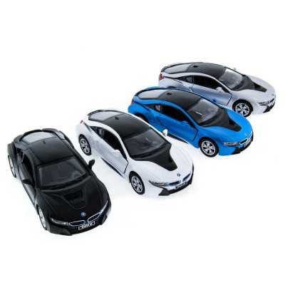 Машина Kinsmart BMW i8 инерция (1/12шт.) 1:36 б/к