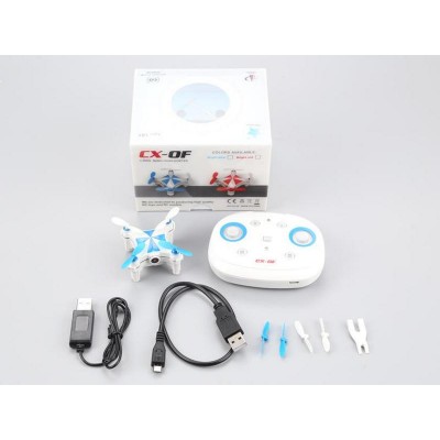 Р/У квадрокоптер Cheerson CX-OF-TX Mini, Wi-Fi, Optical Flow, RTF 2.4G (синий)