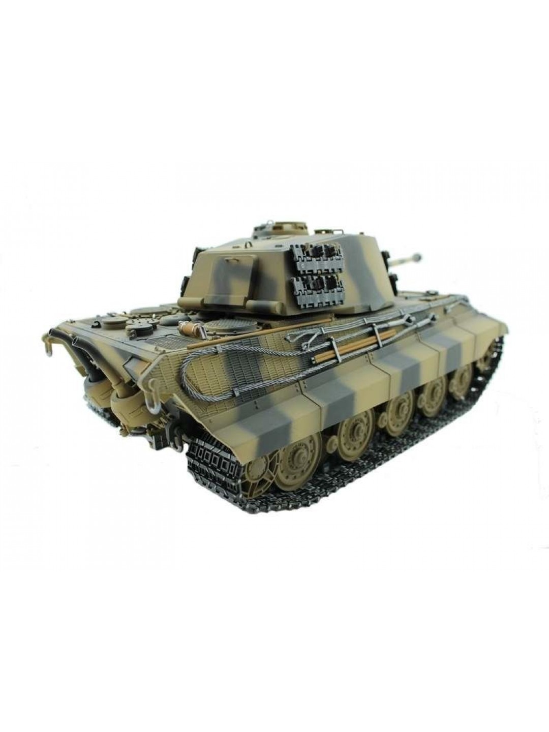 Р/У танк Torro King Tiger (башня Henschel) 1/16 2.4G, ВВ-пушка, деревянная коробка