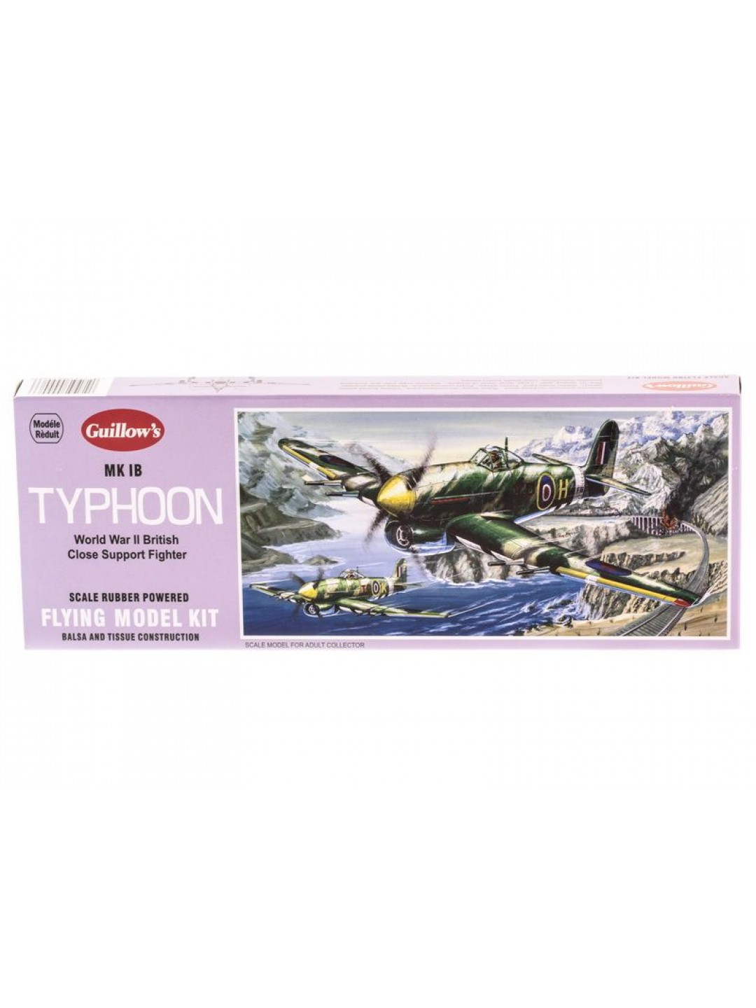 Сборная дер.модель.Самолет Typhoon. Guillows 1:28