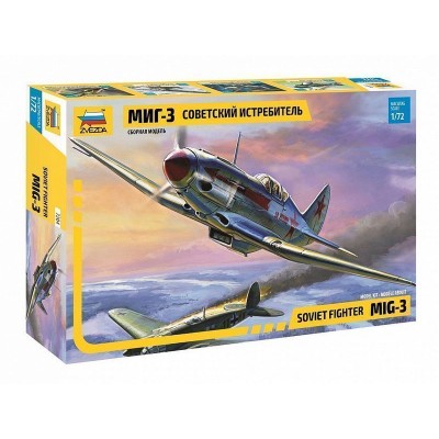 Сборная модель ZVEZDA Советский истребитель МиГ-3, 1/72