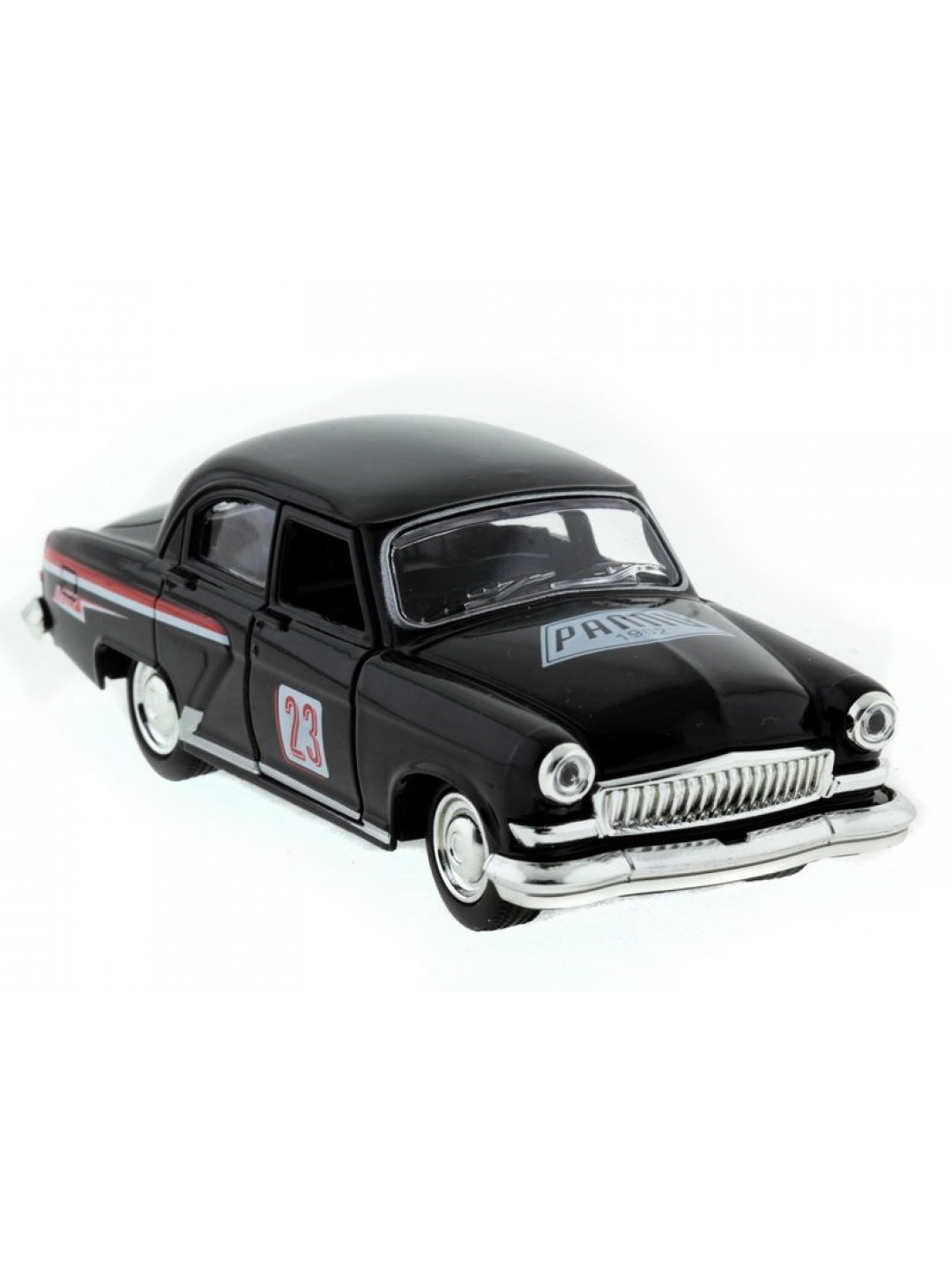Машина "АВТОПАНОРАМА" инерц. ГАЗ-21 (ралли) 1/43, в/к 14*7*5,5 см