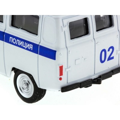 Машина "АВТОПАНОРАМА" инерц. УАЗ (ДПС) 1/50, в/к 12*7*5,5 см