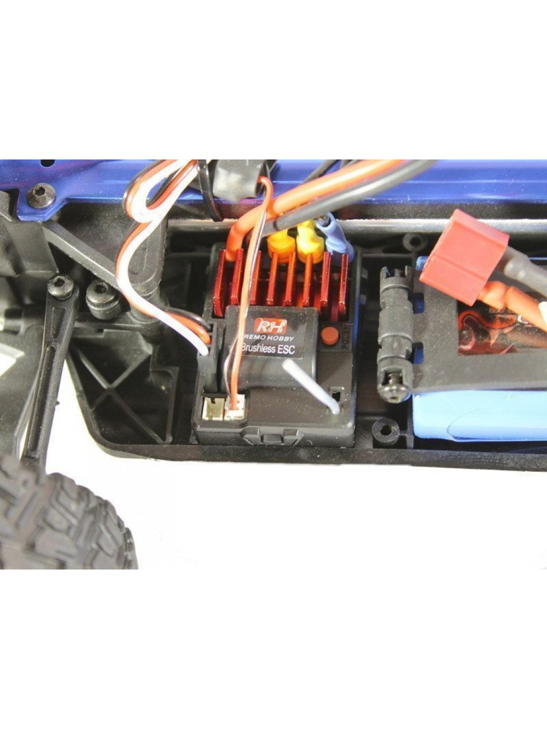 Радиоуправляемая трагги Remo Hobby S EVO-R Brushless V2.0 (красная) 4WD 2.4G 1/16 RTR