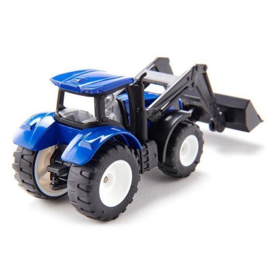 Трактор Siku 1396 New-Holland TTV 7150, с фронтальным погрузчиком, синий