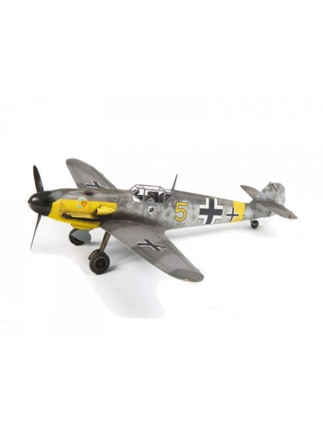 Сборная модель ZVEZDA Немецкий истребитель «Мессершмитт» BF-109 F2, подарочный набор, 1/48