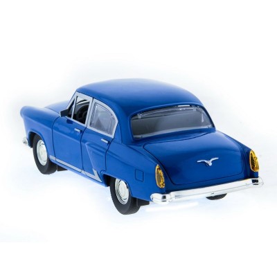 Машина "АВТОПАНОРАМА" ГАЗ-21 "Волга" 1/24 в/к  26*12*11см, синяя