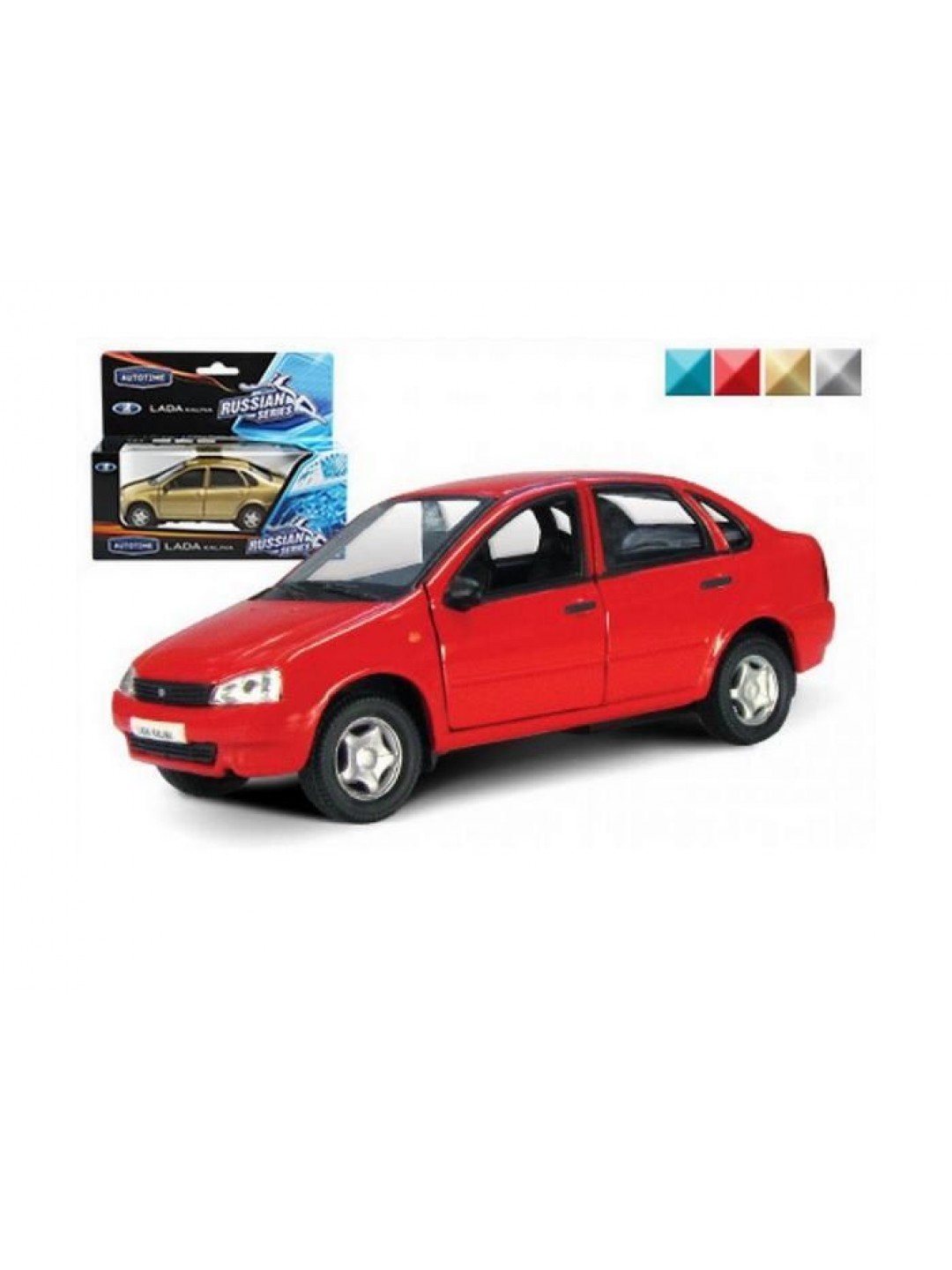 Машина Autotime "LADA KALINA" гражданская  1:34