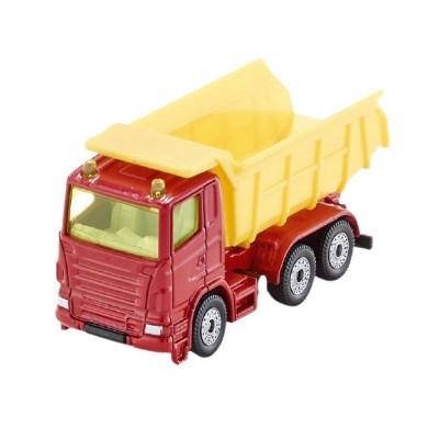 Грузовик Siku 1075 1/50, 9 см, красный/желтый