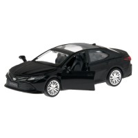 Машина "АВТОПАНОРАМА" Toyota Camry, черный, 1/43, откр. двери, инерция, в/к 17,5*12,5*6,5 см