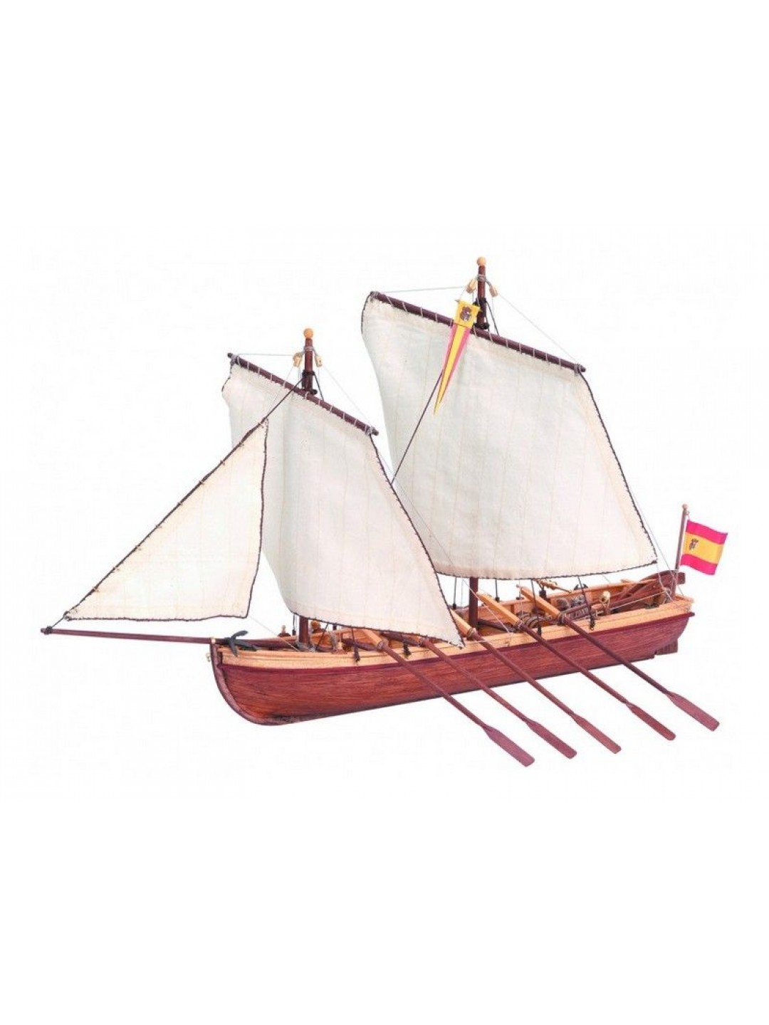 Сборная деревянная модель капитанской шлюпки корабля Artesania Latina SANTISIMA TRINIDAD, 1/50