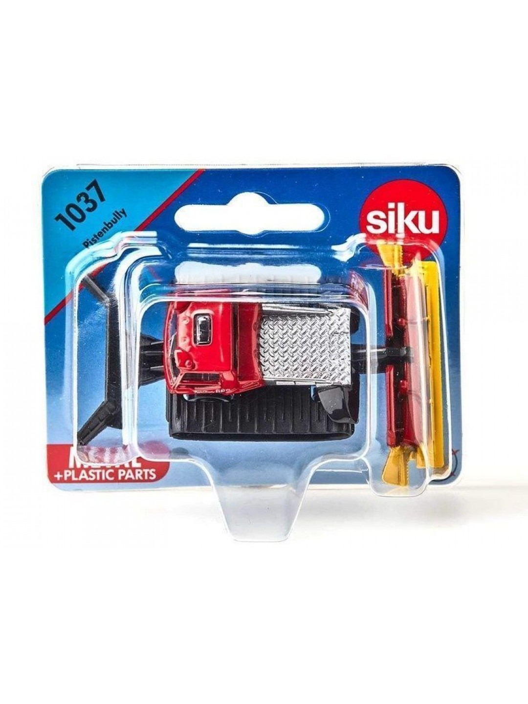 Вездеход Siku 1037 Pistenbully 600 1/87, 3.9 см, красный/серебристый