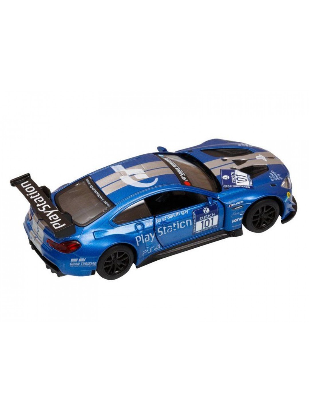 Машина "АВТОПАНОРАМА" BMW M6, синий, 1/44, инерция, в/к 17,5*12,5*6,5 см