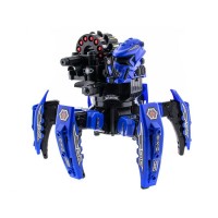 Р/У боевой робот-паук Space Warrior, лазер, ракеты, синий, Ni-Mh и З/У, 2.4G Р/У боевой робот-паук Space Warrior, лазер, ракеты, синий, Ni-Mh и З/У, 2.4G