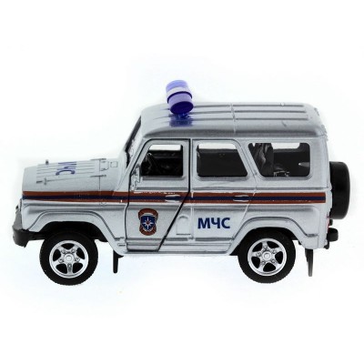 Машина "АВТОПАНОРАМА" инерц. УАЗ-469 (МЧС) 1/50, в/к 12*7*5,5 см