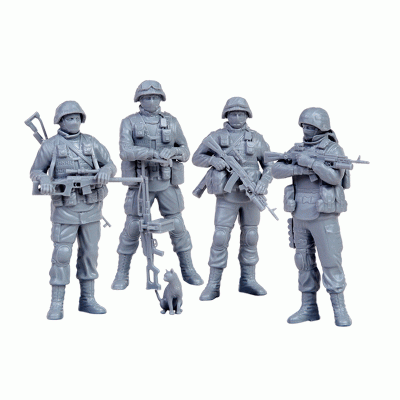 Сборная модель ZVEZDA Российская современная пехота «Вежливые люди», 1/35