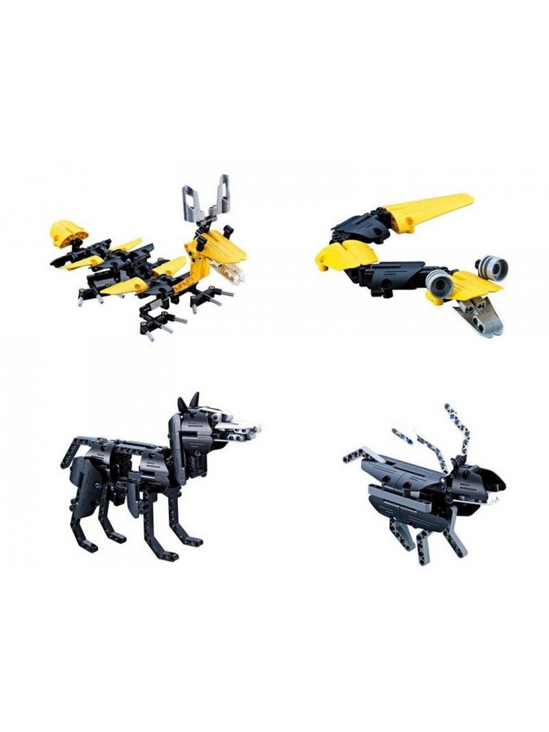 Конструктор CaDA Technic животные 12 в 1 (395 деталей)