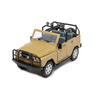 Машина "АВТОПАНОРАМА" УАЗ-469 1/24 в/к 22*12*11 см, белая