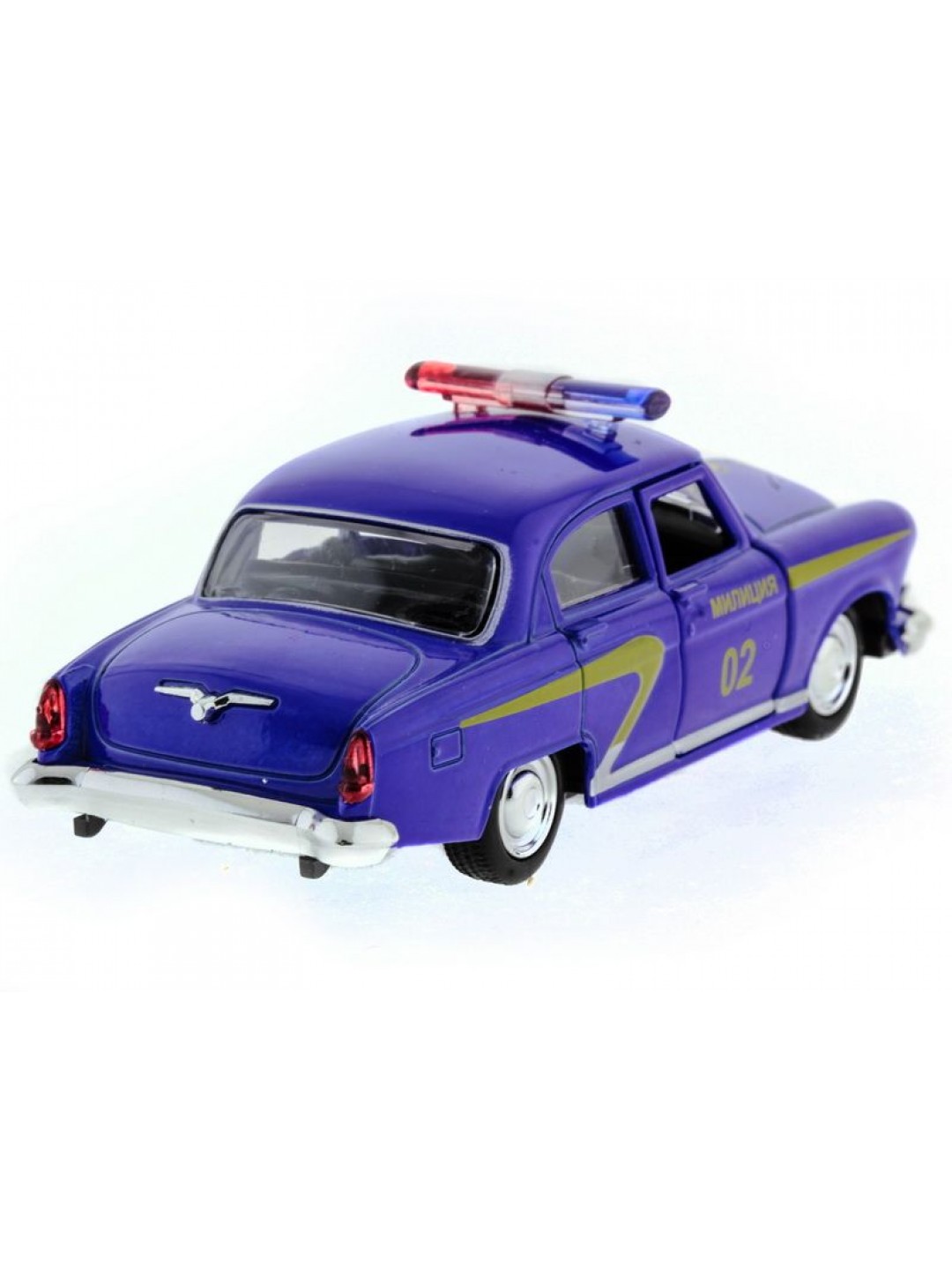 Машина "АВТОПАНОРАМА" инерц. ГАЗ-21 (милиция) 1/43, в/к 14*7*5,5 см