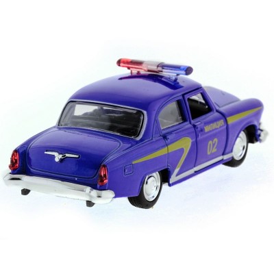 Машина "АВТОПАНОРАМА" инерц. ГАЗ-21 (милиция) 1/43, в/к 14*7*5,5 см