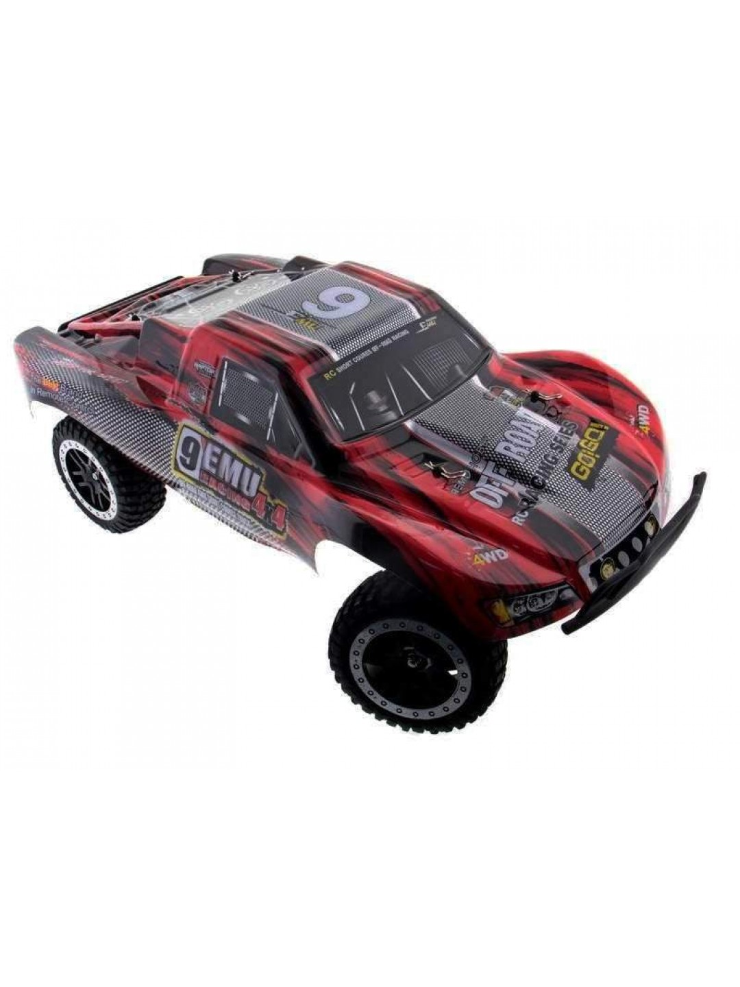 Радиоуправляемый шорт-корс Remo Hobby 9EMU (красный) 4WD 2.4G 1/8 RTR