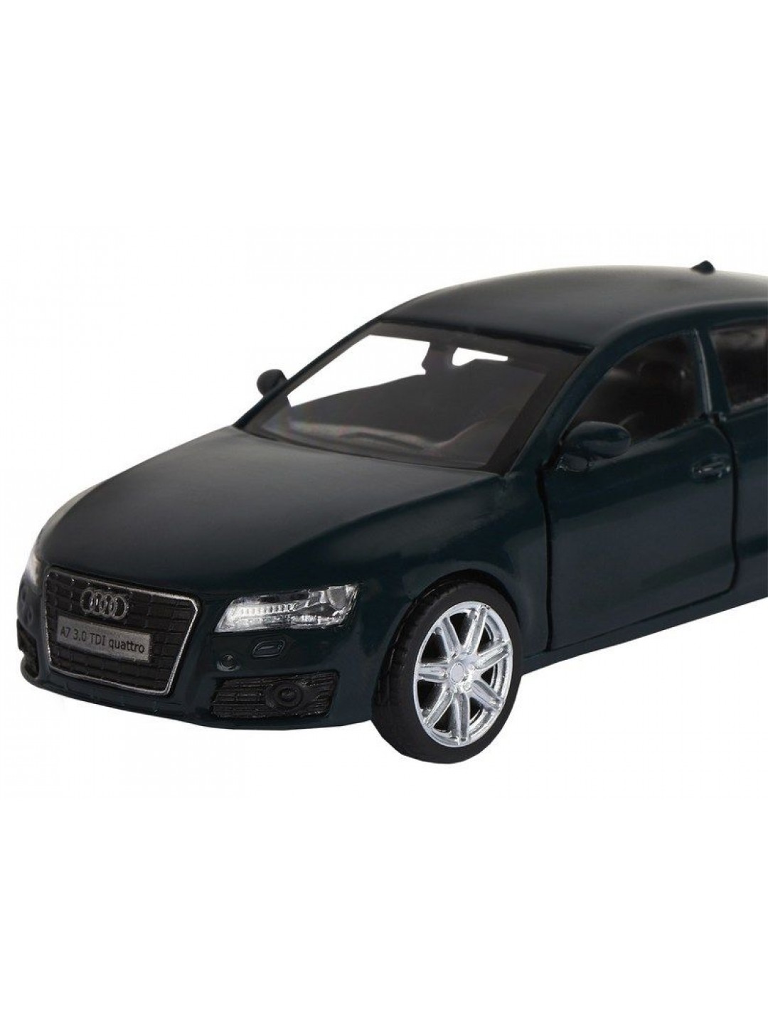 Машина "АВТОПАНОРАМА" Audi A7, зеленый, 1/43, инерция, в/к 17,5*12,5*6,5 см