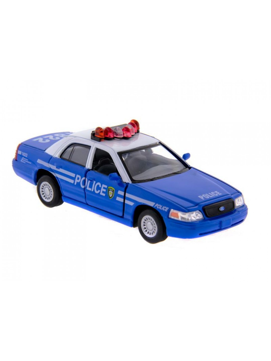 Машина Kinsmart "Ford Crown Victoria" (police) инерция (1/12шт) 1:42 б/к