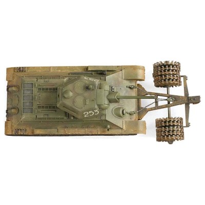 Сборная модель ZVEZDA Советский средний танк с минным тралом Т-34/76, 1/35