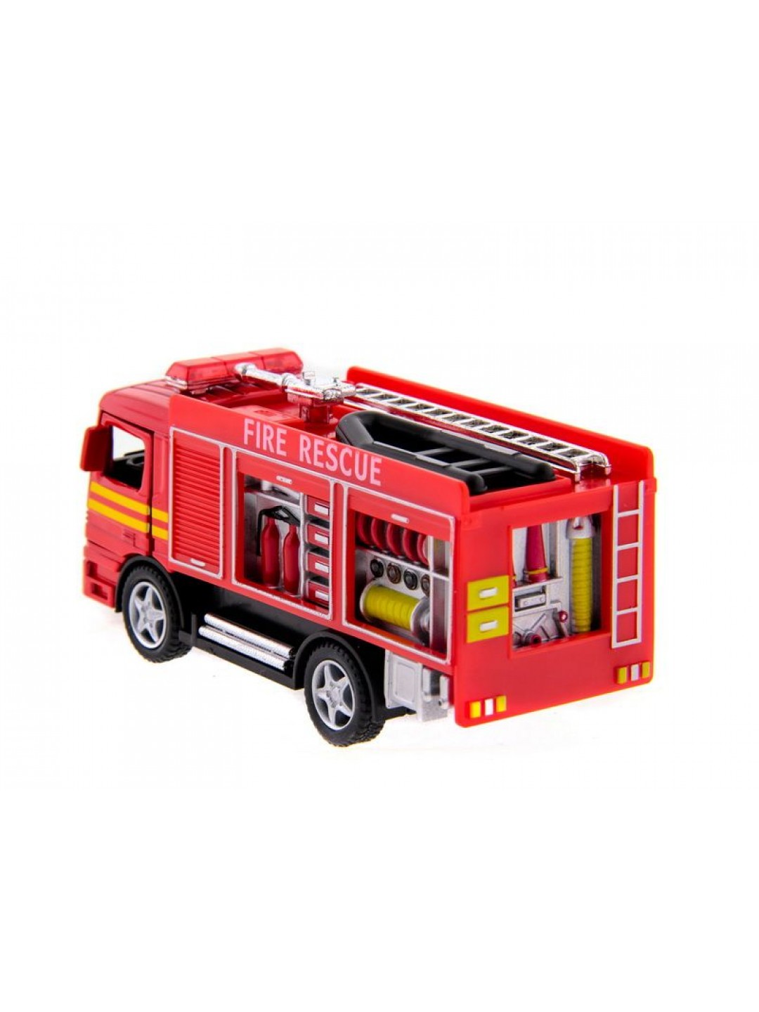 Машина Kinsmart Пожарная машина Rescue Fire Engine инерция (1/12шт.) б/к
