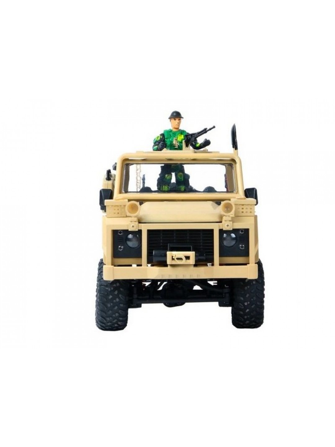 Радиоуправляемая машина MN MODEL англ. пикап Defender спецназ рейнджеров (песочн) 4WD 2.4G 1/12 RTR