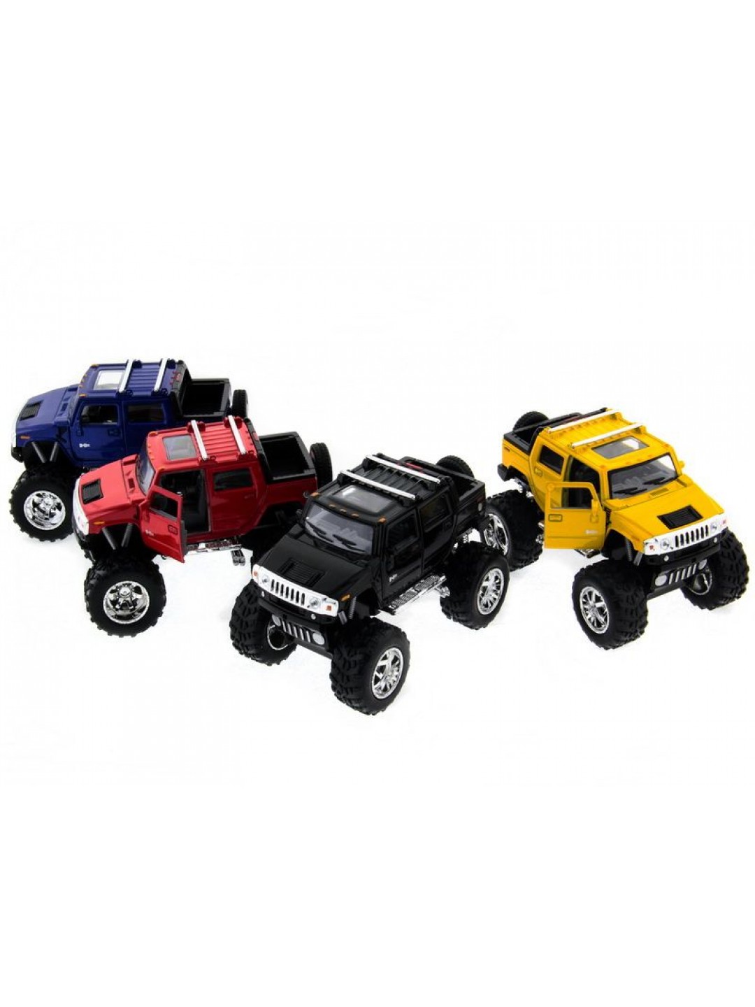 Машина Kinsmart 1:40 Haммer H2 (off road) инерция (1/12шт.) б/к