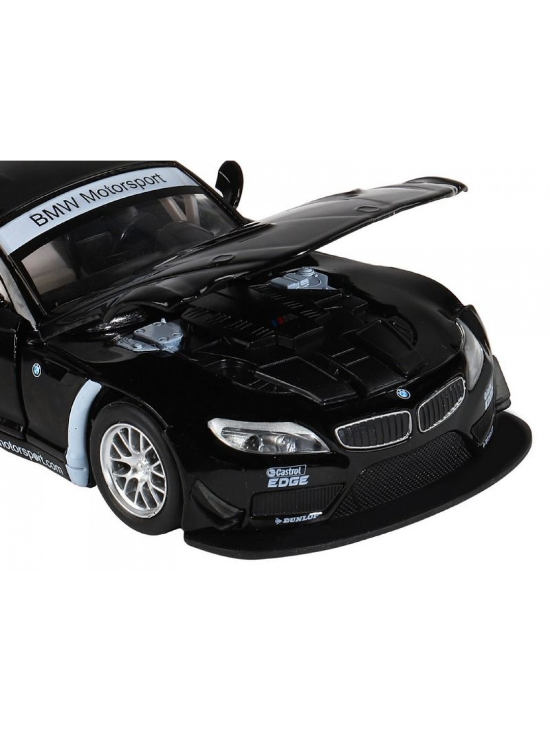 Машина "АВТОПАНОРАМА" BMW Z4 GT, черный, 1/32, свет, звук, инерция, в/к 17,5*13,5*9 см