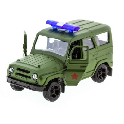 Машина "АВТОПАНОРАМА" инерц. УАЗ (армия) 1/50, в/к 12*7*5,5 см