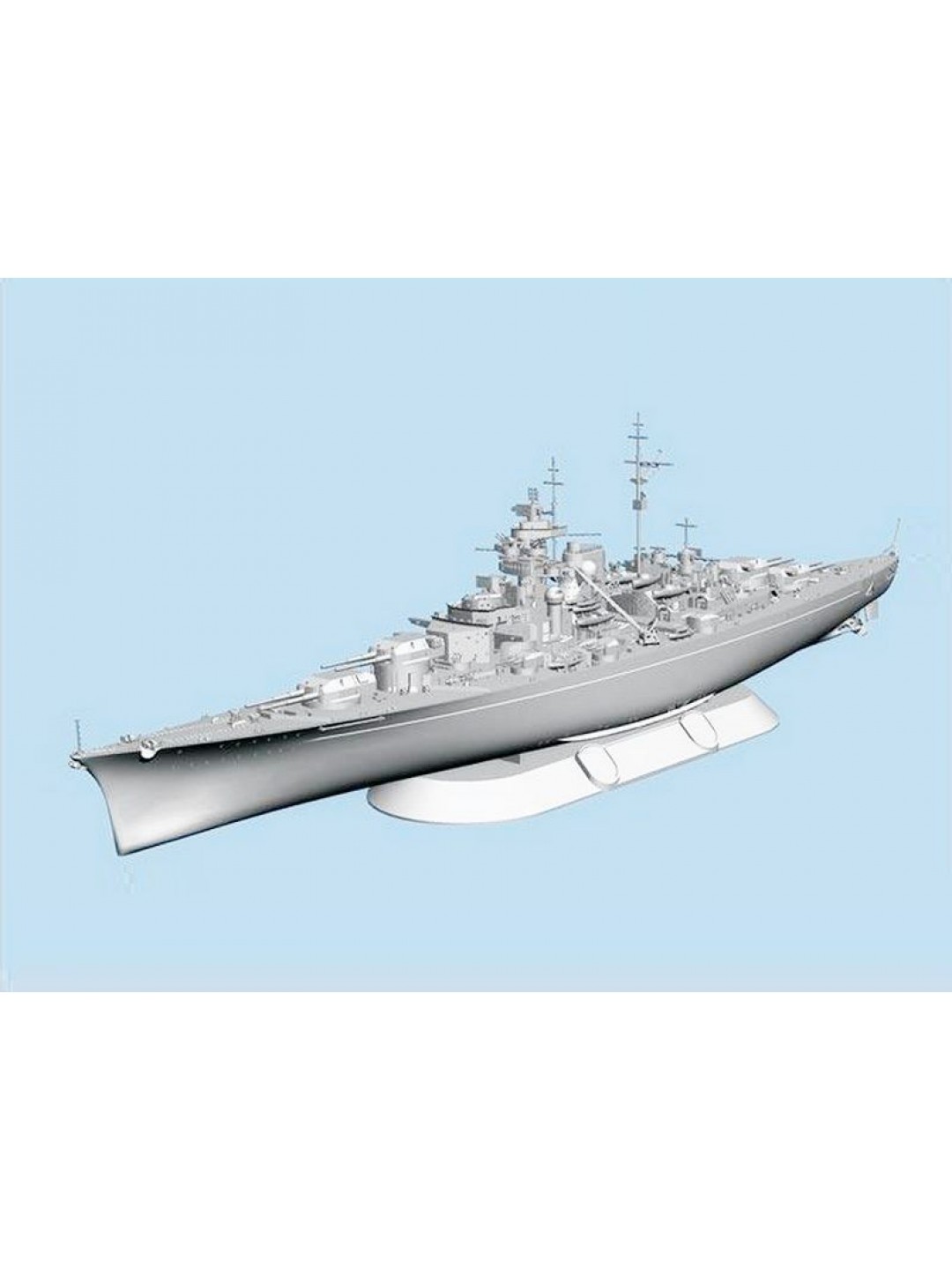 Сборная модель ZVEZDA Немецкий линкор "Бисмарк", 1/400