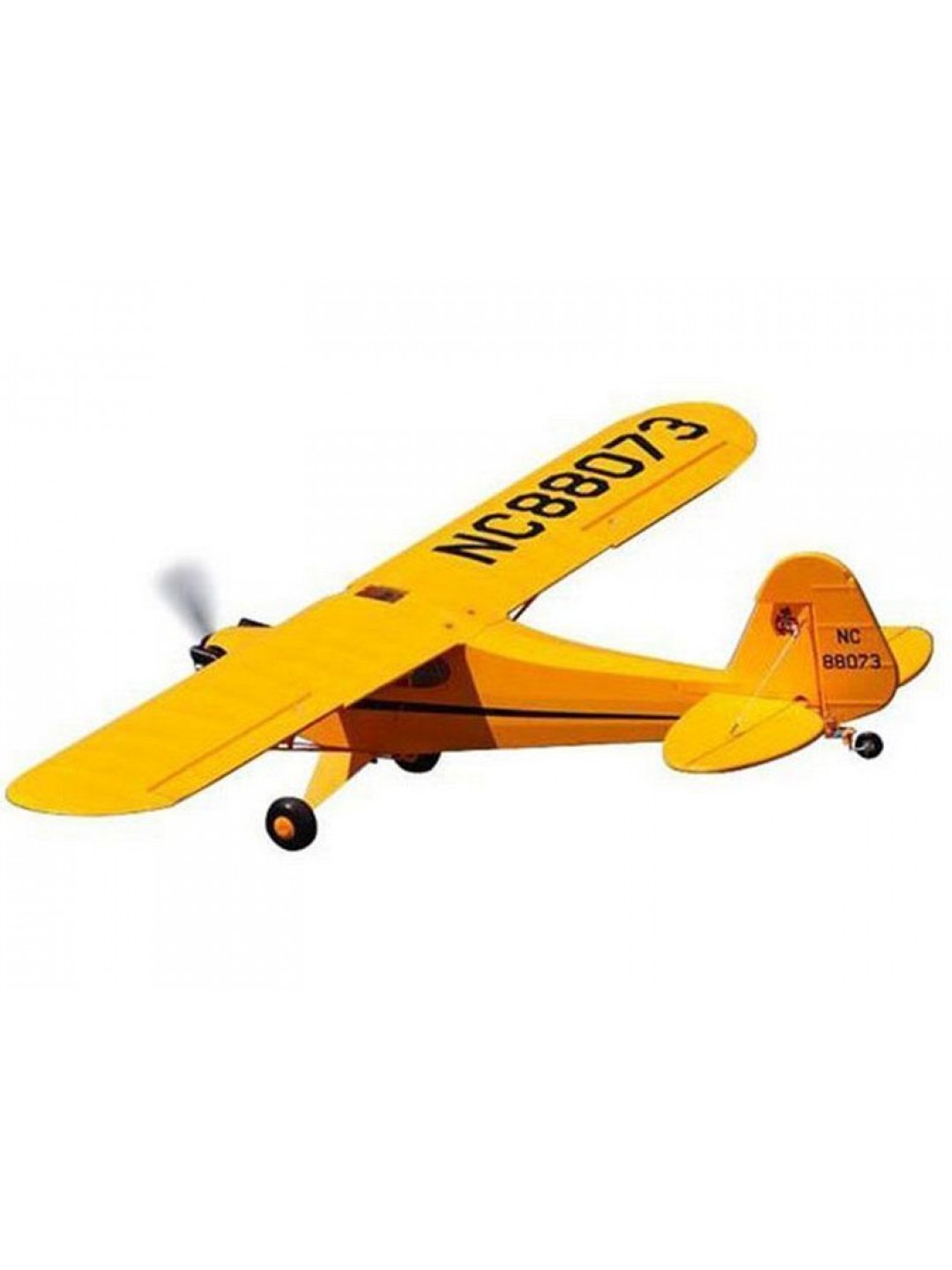 Радиоуправляемый самолет Top RC J3 желтый 1400мм KIT
