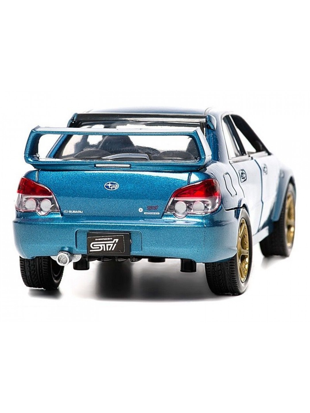 Машина Autotime "SUBARU IMPREZA WRX STI" тюнинг гараж 1:24 инерционная