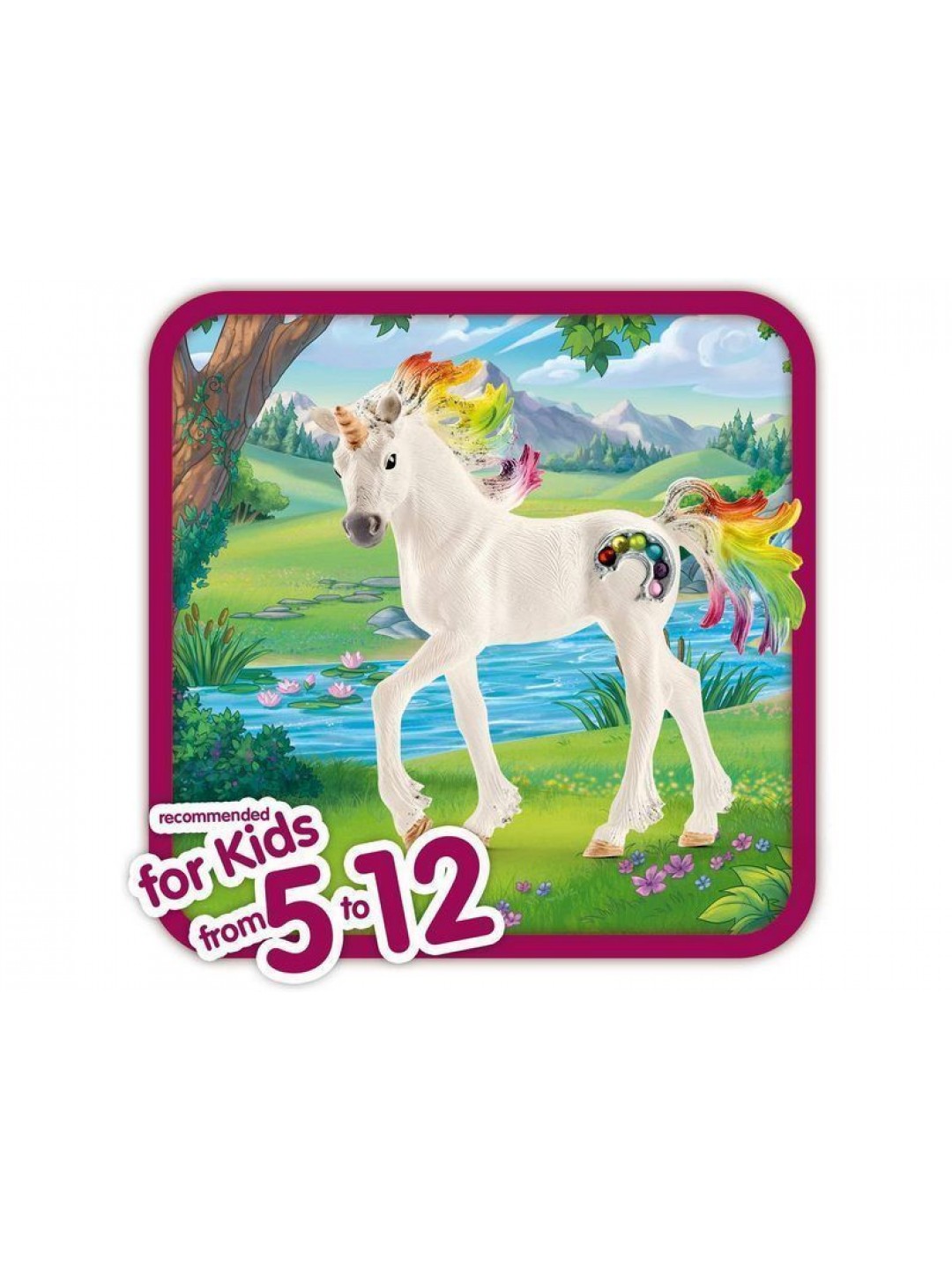Фигурка Schleich Радужный единорог, жеребенок