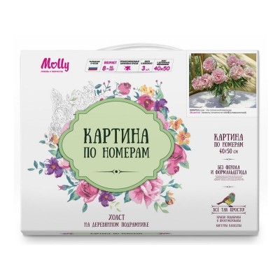 Картина по номерам 40х50 Бузин. На солнечной веранде (28 цветов)