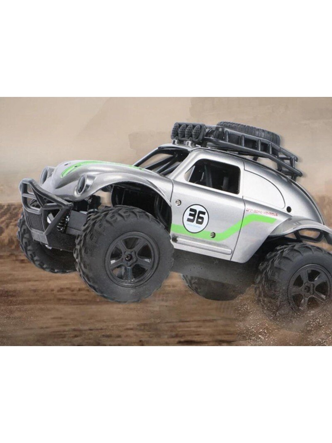 Радиоуправляемая машина MN MODEL БигФут (серый) 2WD 2.4G 1/18 RTR