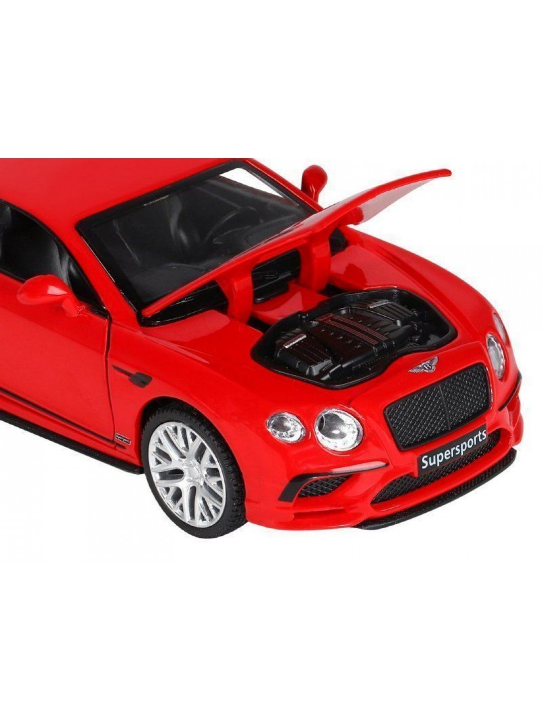 Машина "АВТОПАНОРАМА" Bentley Continental GT Supersports, красный, 1/32, в/к 17,5*12,5*6,5 см