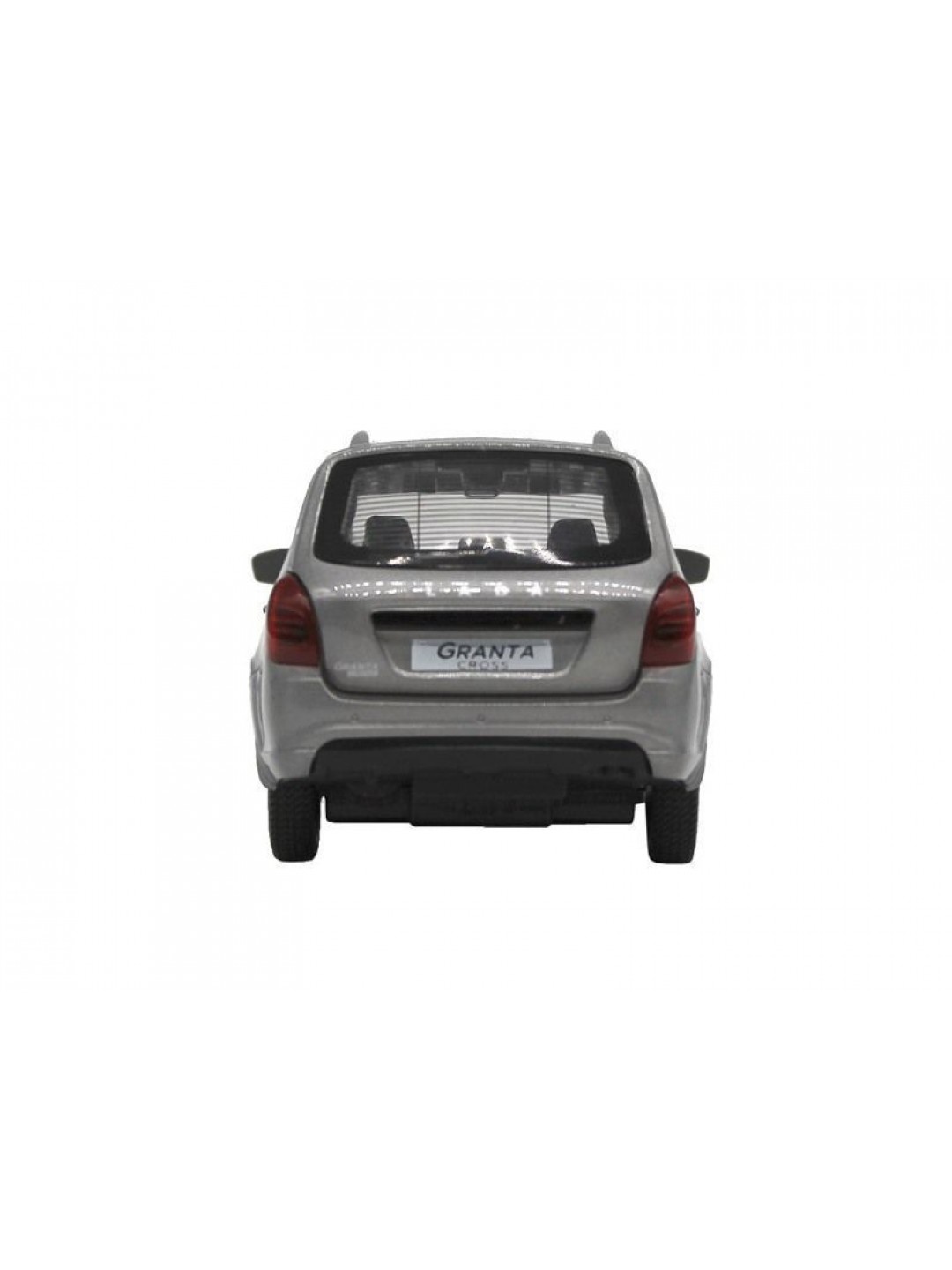 Машина "АВТОПАНОРАМА" LADA GRANTA CROSS, серый, 1/24, свет, звук, инерция, в/к 24,5*12,5*10,5 см