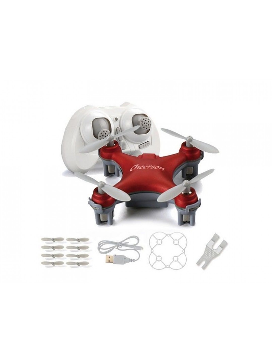 Р/У квадрокоптер Cheerson CX-10SE Mini RTF 2.4G (красный)