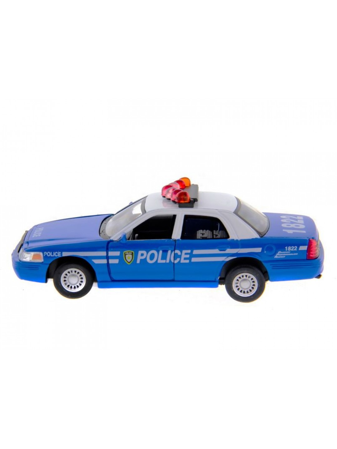 Машина Kinsmart "Ford Crown Victoria" (police) инерция (1/12шт) 1:42 б/к