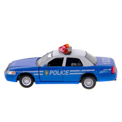 Машина Kinsmart "Ford Crown Victoria" (police) инерция (1/12шт) 1:42 б/к