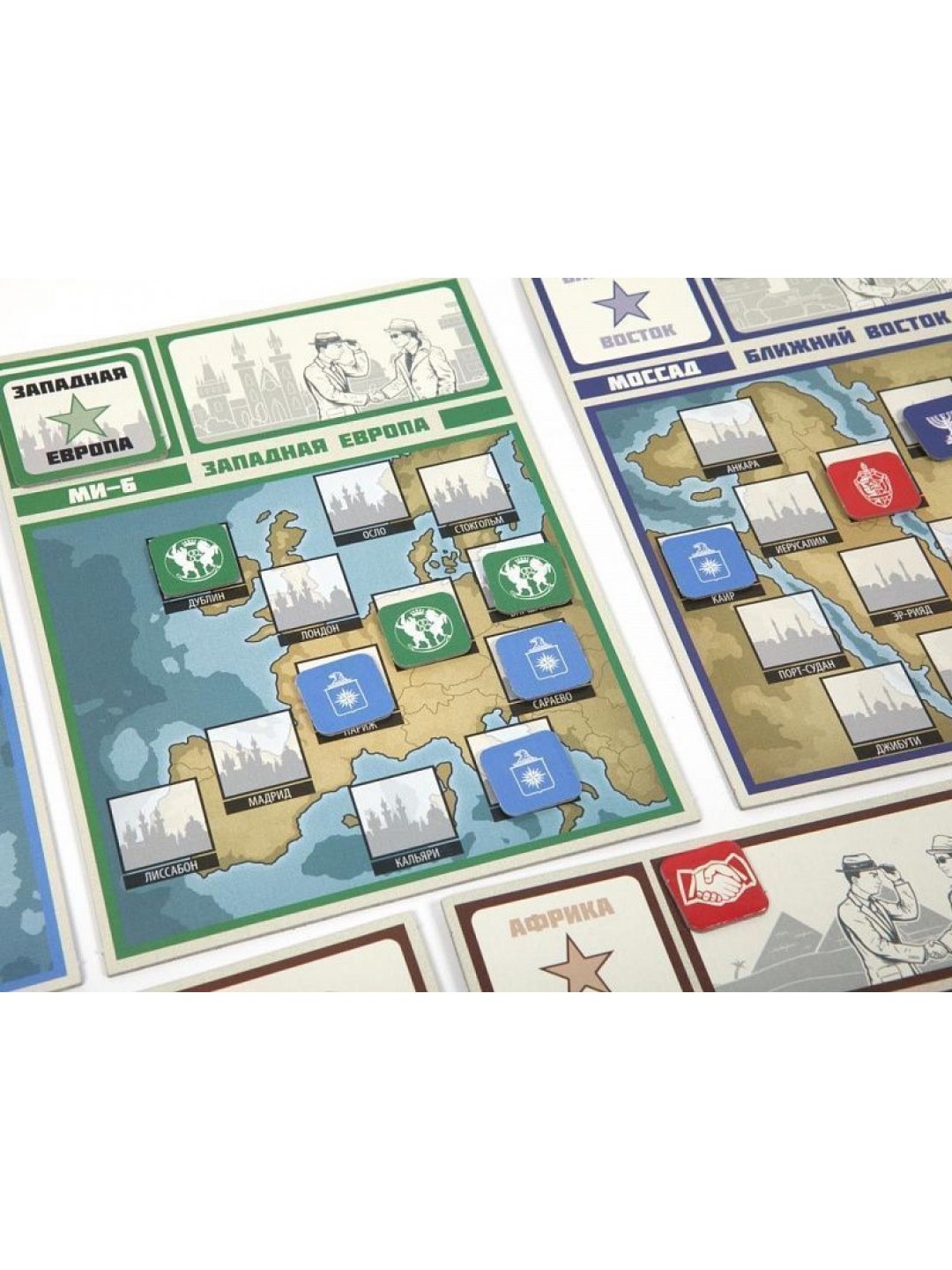 Настольная игра ZVEZDA "Агенты. Щит и меч.", семейная