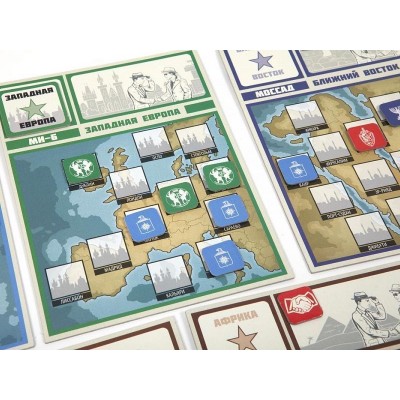 Настольная игра ZVEZDA "Агенты. Щит и меч.", семейная