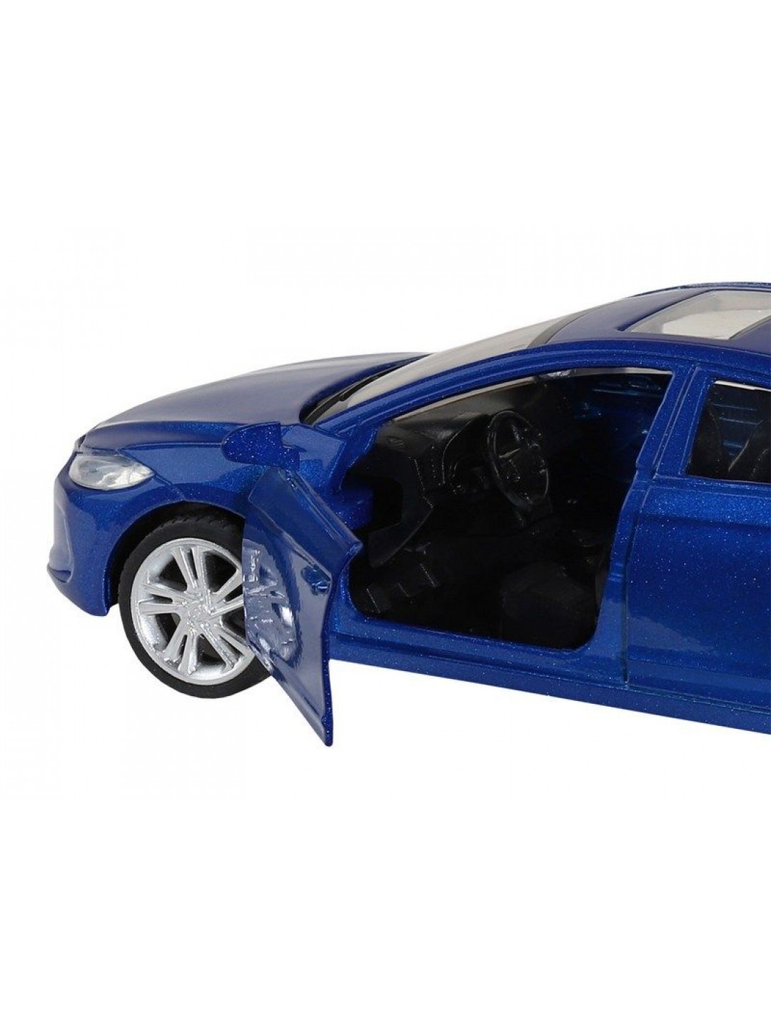 Машина "АВТОПАНОРАМА" HYUNDAI ELANTRA, синий, 1/40, инерция, в/к 17,5*12,5*6,5 см